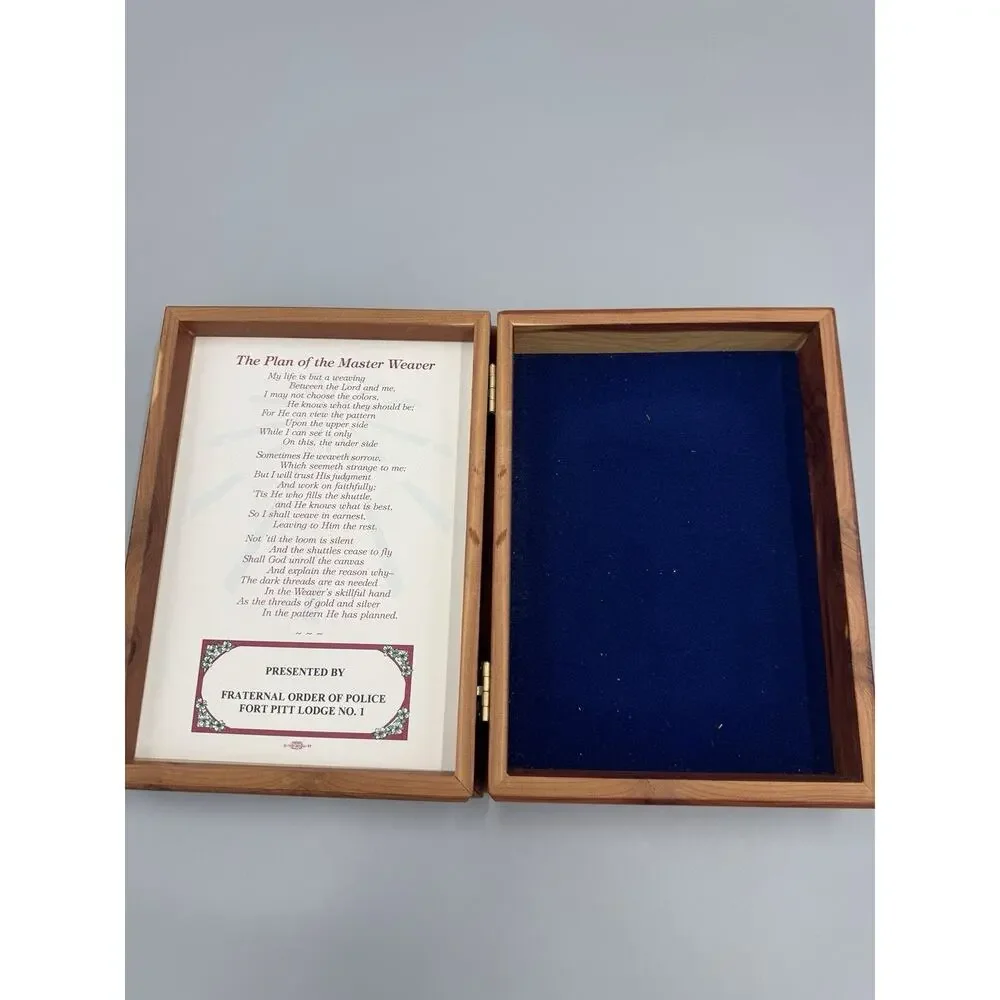Holy Bible Dove of Peace King James Edition W/ Union Made Wooden Box Case